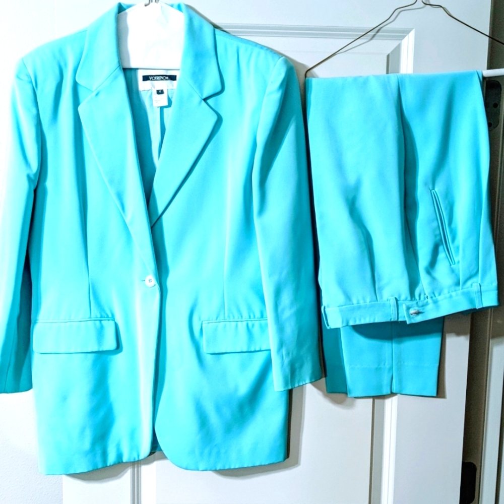 Votre Nom Paris Teal Pantsuit